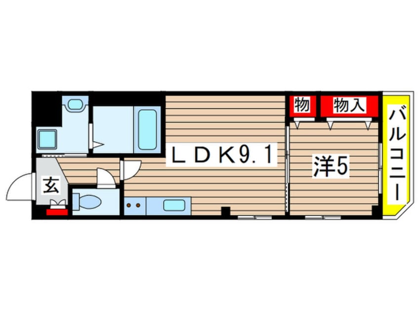 間取図 イーストガーデン