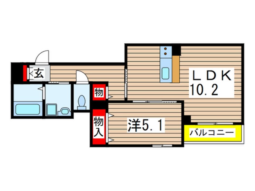 間取図 イーストガーデン