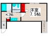 MODESCORT 1Kの間取り