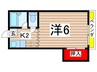 コーポ久保台 1Kの間取り