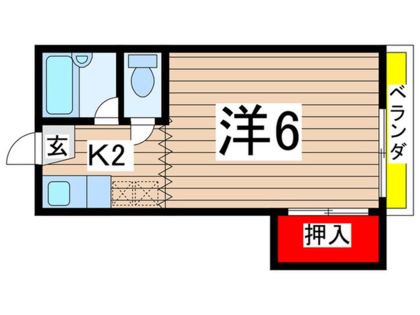 間取図 コーポ久保台