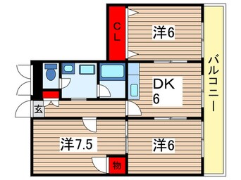 間取図 エクセレント　アベ