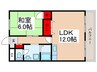 エクセレント　アベ 1LDKの間取り