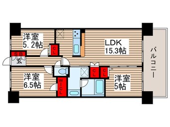 間取図 レジディア南千住