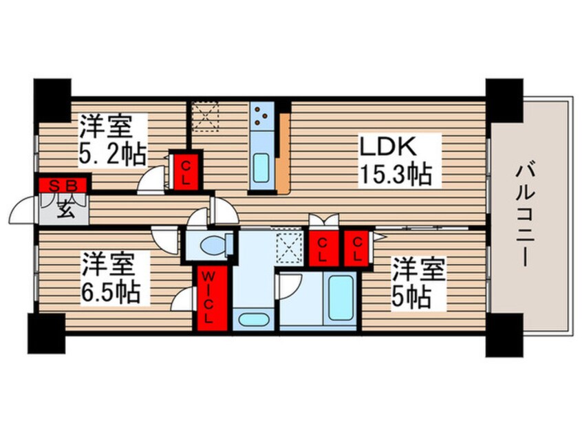 間取図 レジディア南千住