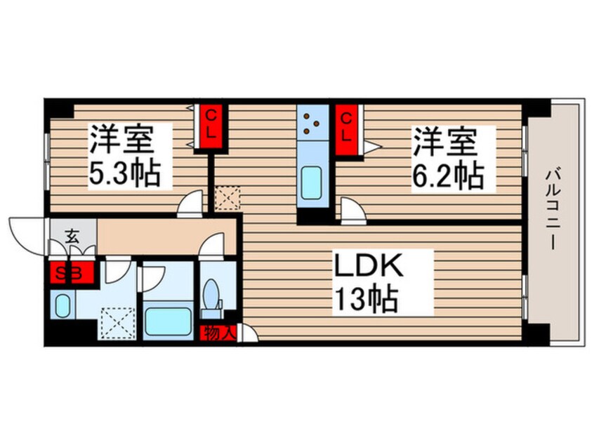 間取図 レジディア南千住