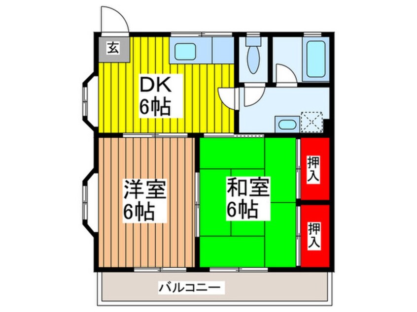 間取図 ポピーハイツ