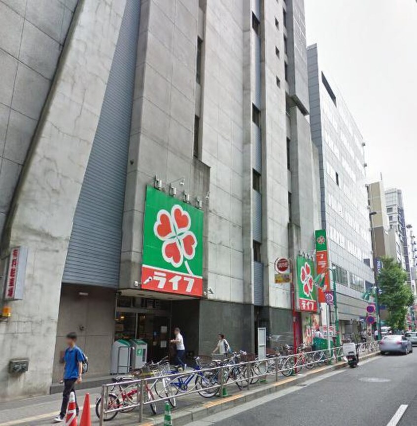 ライフ笹塚店(スーパー)まで454m リテラス渋谷笹塚