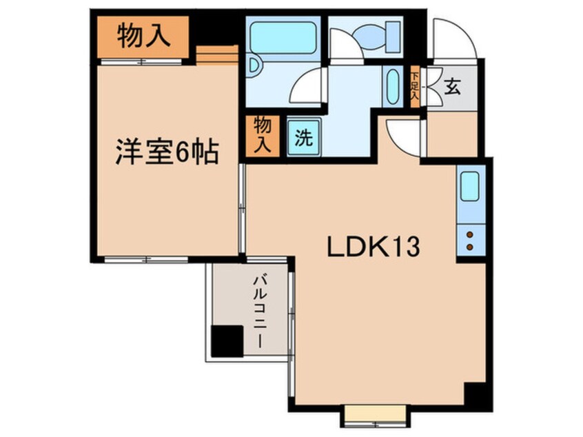 間取図 グリ－ンパ－クシボクチ