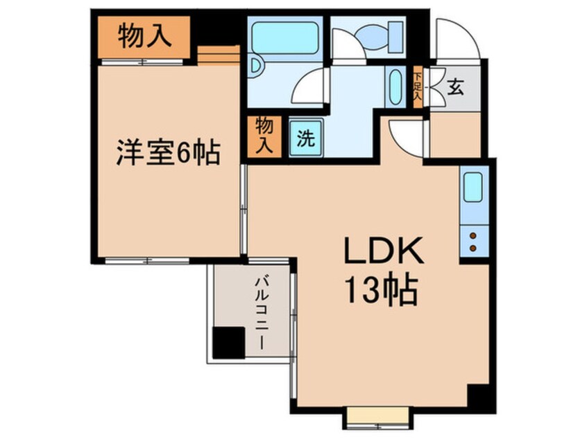 間取図 グリ－ンパ－クシボクチ