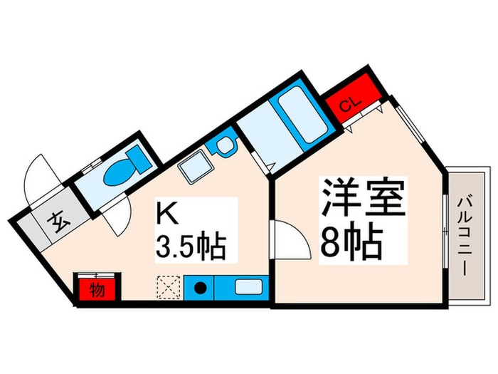 間取り図 アルビオン田端
