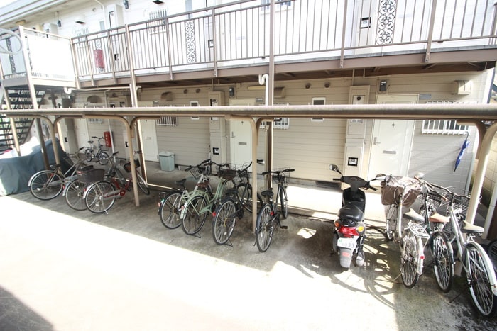 駐輪場 コーポ三鈴Ｂ棟