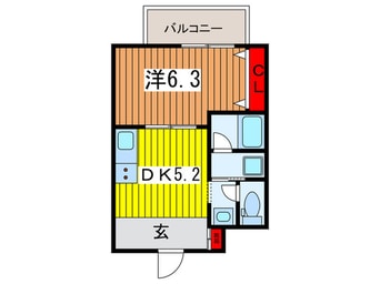 間取図 コミューンときわ