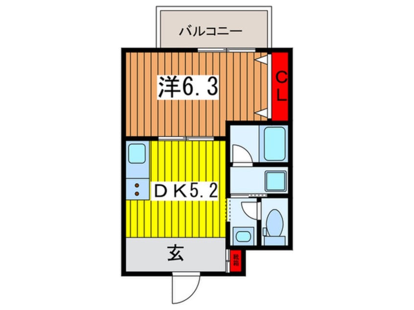 間取図 コミューンときわ