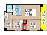 シャルム・Ｋ・カーサ 3LDKの間取り