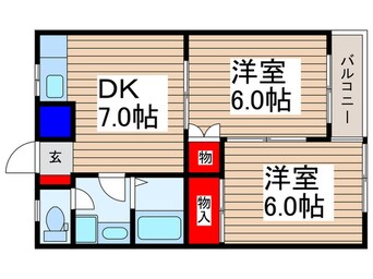 間取図 藤プラネックスヒルズ