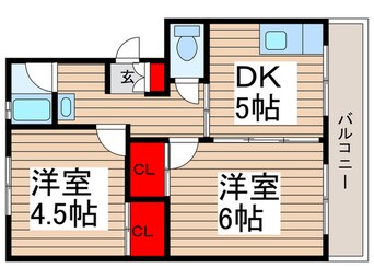 間取図 ビレッジハウス台宿２号棟