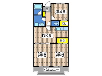 間取図 セピアコ－ト東戸塚