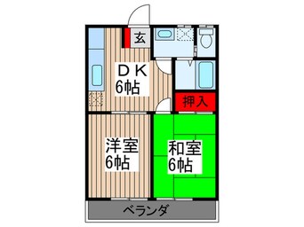 間取図 ツインシティＫⅠ