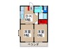 ツインシティＫⅠ 2DKの間取り