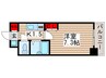 ミューズ中葛西 1Kの間取り