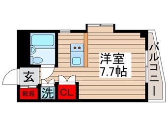 間取図 ﾛｰｽﾞﾏﾝｼｮﾝ A10