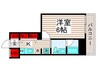ﾗﾌｨｽﾀ大師前Ⅲ(202) 1Kの間取り