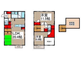 間取図 常盤６丁目戸建