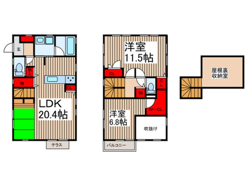 間取図 常盤６丁目戸建