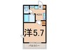 Breeze Park鶴見 1Kの間取り