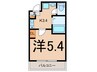 Breeze Park鶴見 1Kの間取り