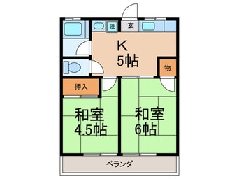 間取図 スカイウッドＢ