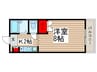 プリムロ－ズヒル 1Kの間取り