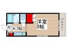 プリムロ－ズヒル 1Kの間取り