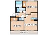 Libra 2LDKの間取り