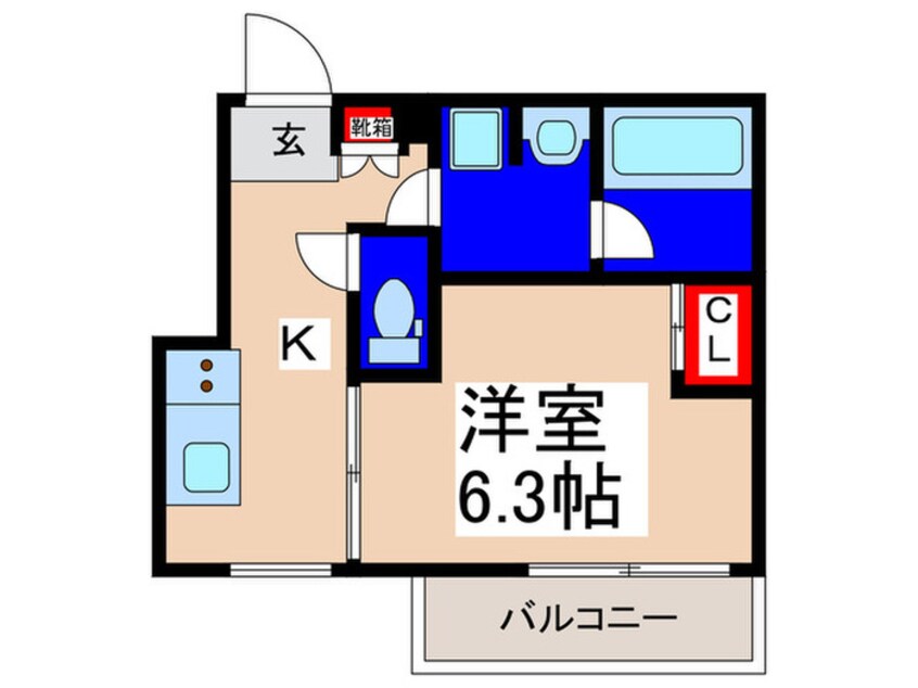 間取図 Bonds Terrace石神井公園（502）