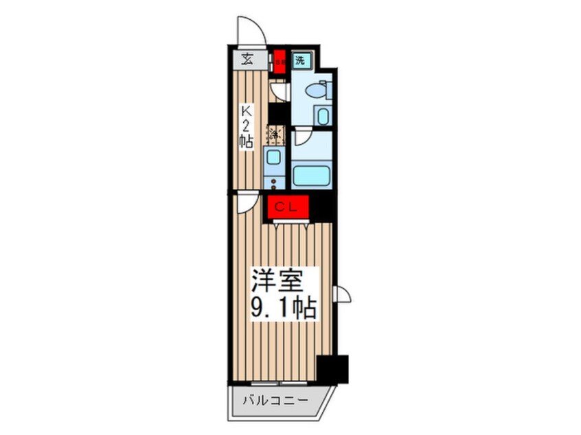 間取図 マーベラス浅草