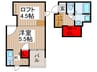 CB今羽グレイス 1Rの間取り