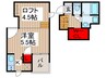 CB今羽グレイス 1Rの間取り