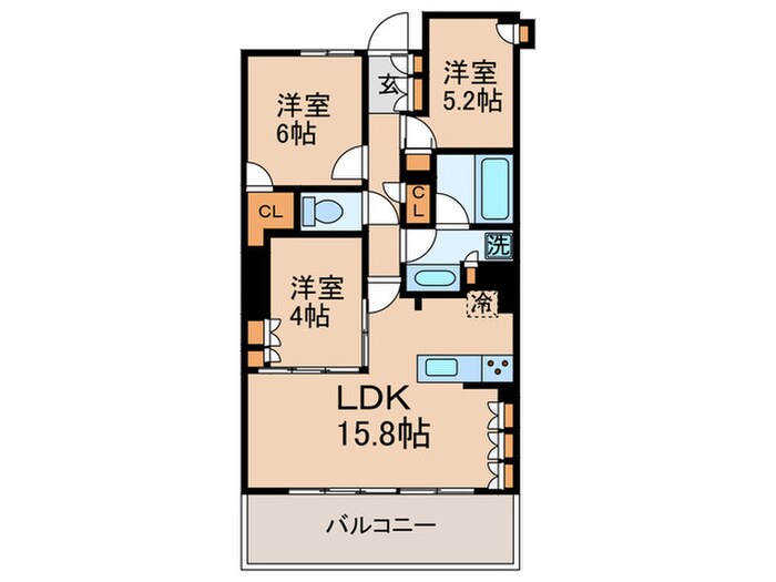 間取り図 Brillia有明SkyTower(2705)