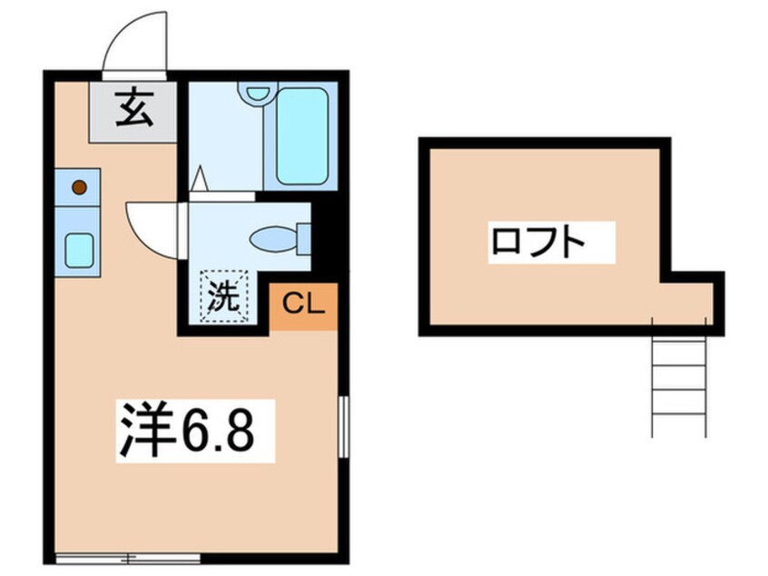 間取図 ヒルスミキ妙蓮寺