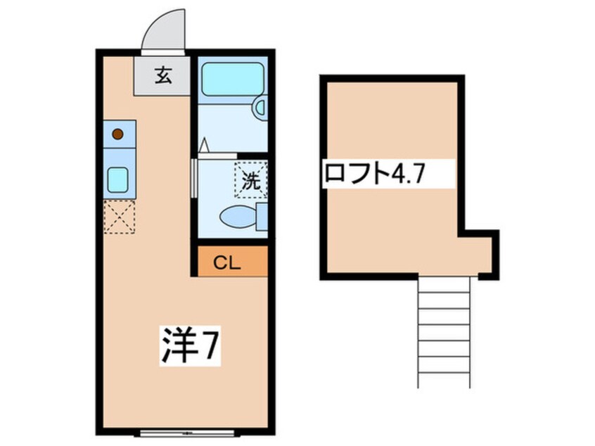 間取図 ヒルスミキ妙蓮寺