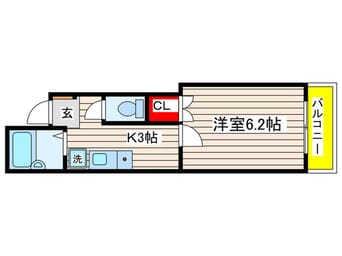 間取図 ルシアン多摩