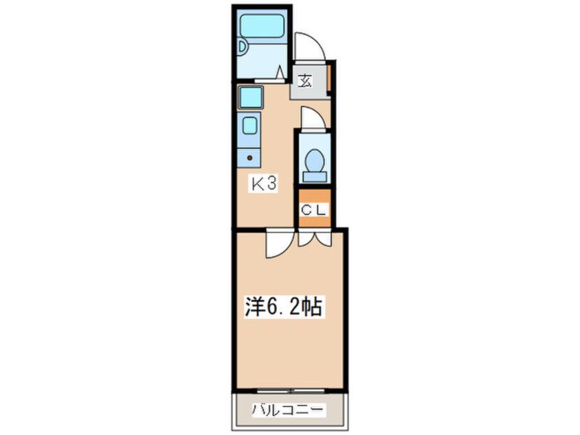 間取図 ルシアン多摩