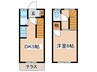 メゾネット馬絹 1DKの間取り