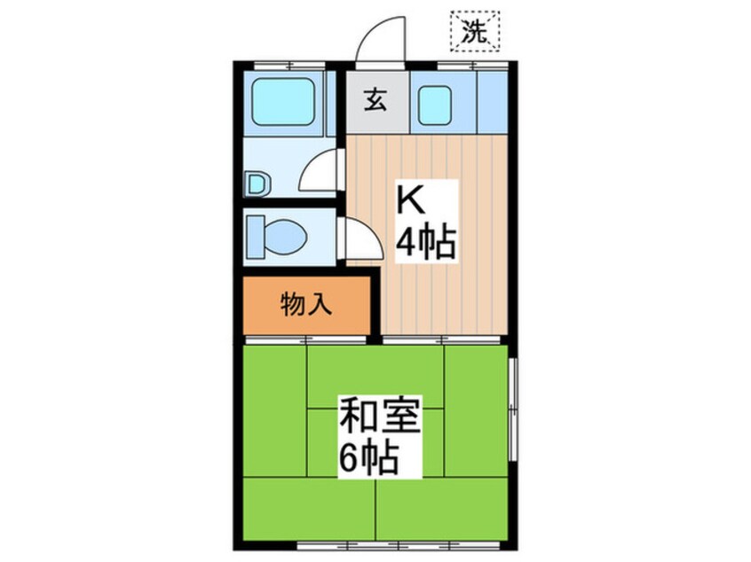 間取図 田中コーポ