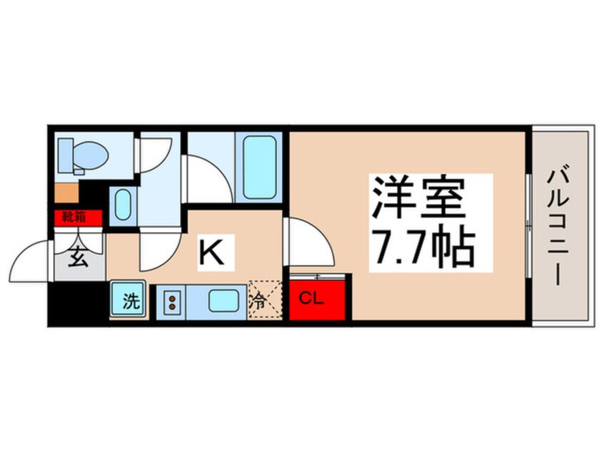 間取図 コンフォリア大島DEUX