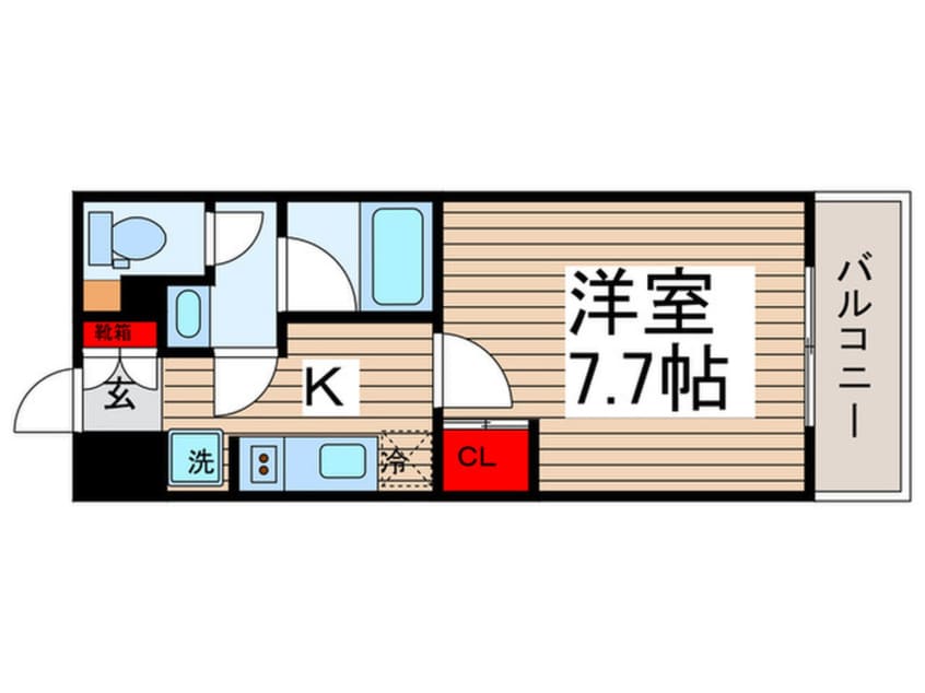 間取図 コンフォリア大島DEUX