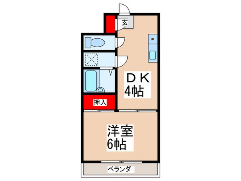 間取図 ノースランド国立