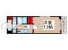プレスタイル千寿(106) 1Kの間取り